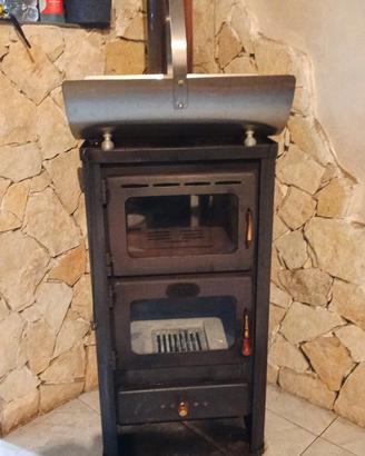 stufa a legna con forno