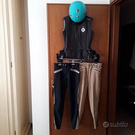 Divisa equitazione ragazza 13/14 anni + accessori
