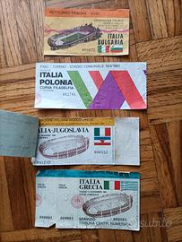 Vecchi biglietti calcio anni 70/80
