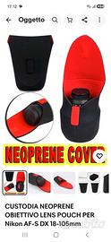 Custodia Neopreme per obbiettivo Dx 18.105 mm