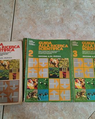 Libri "Guida alla ricerc scientifica 1 2 3" - 1981