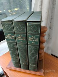 La sacra Bibbia tre volumi