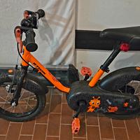 bicicletta btwin 500 robot bambino 4 6 anni 14"