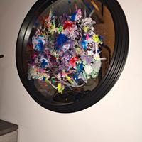 Pittura su lo specchio quadro 