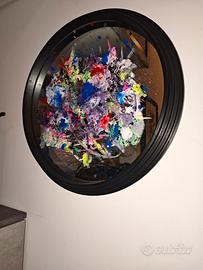 Pittura su lo specchio quadro 