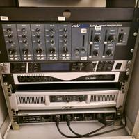 Materiale audio da installazione + Rack