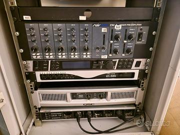 Materiale audio da installazione + Rack