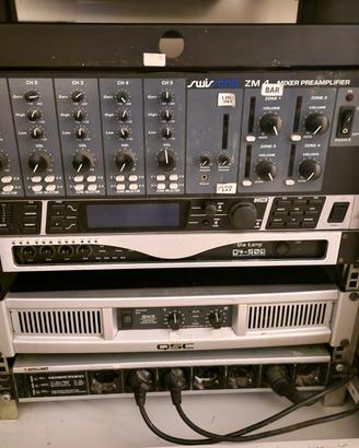 Materiale audio da installazione + Rack