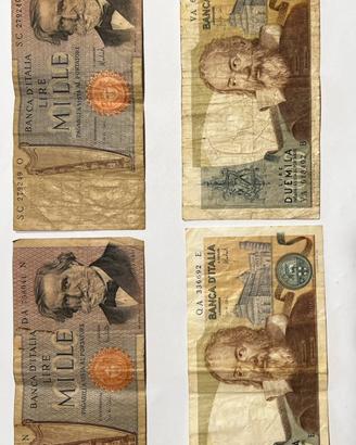Carta moneta vintage  Stato Italiano