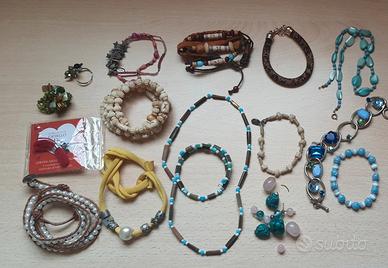 Lotto bigiotteria DIY charm perline catene