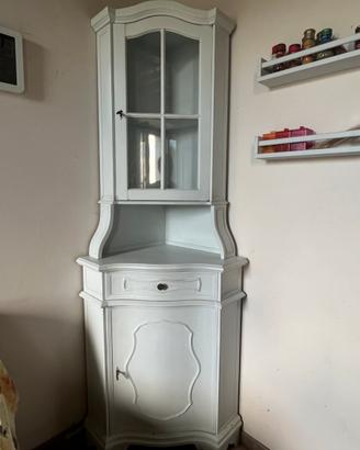 Vetrinetta angolare shabby