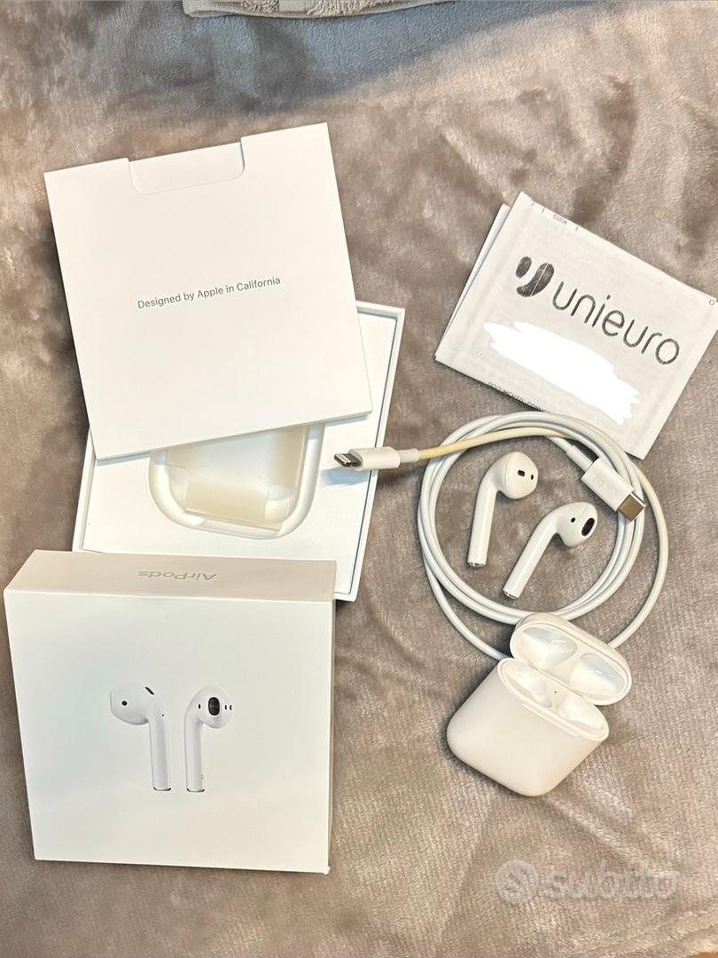 AirPods 2ª gen. originali (scatola+ricevuta) - Telefonia In vendita a ...