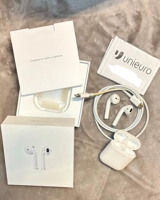 AirPods 2ª gen. originali (scatola+ricevuta)