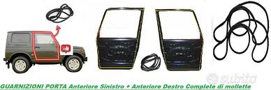 KIT 2 GOMME GUARNIZIONI PORTE ANTERIORI PER SUZUKI