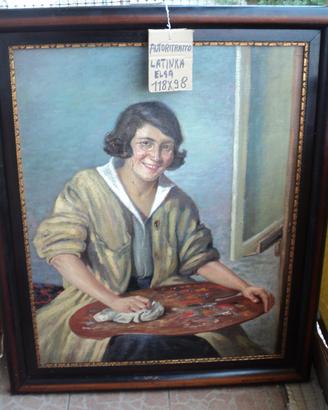 Quadro antico latinka elsa