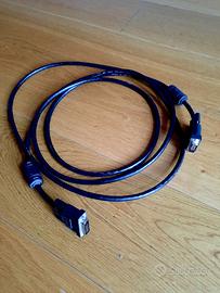Cavo connettore single link DVI-D M/M 3 mt