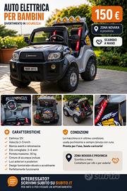 Auto elettrica per bambini 12V FEBER XStorm