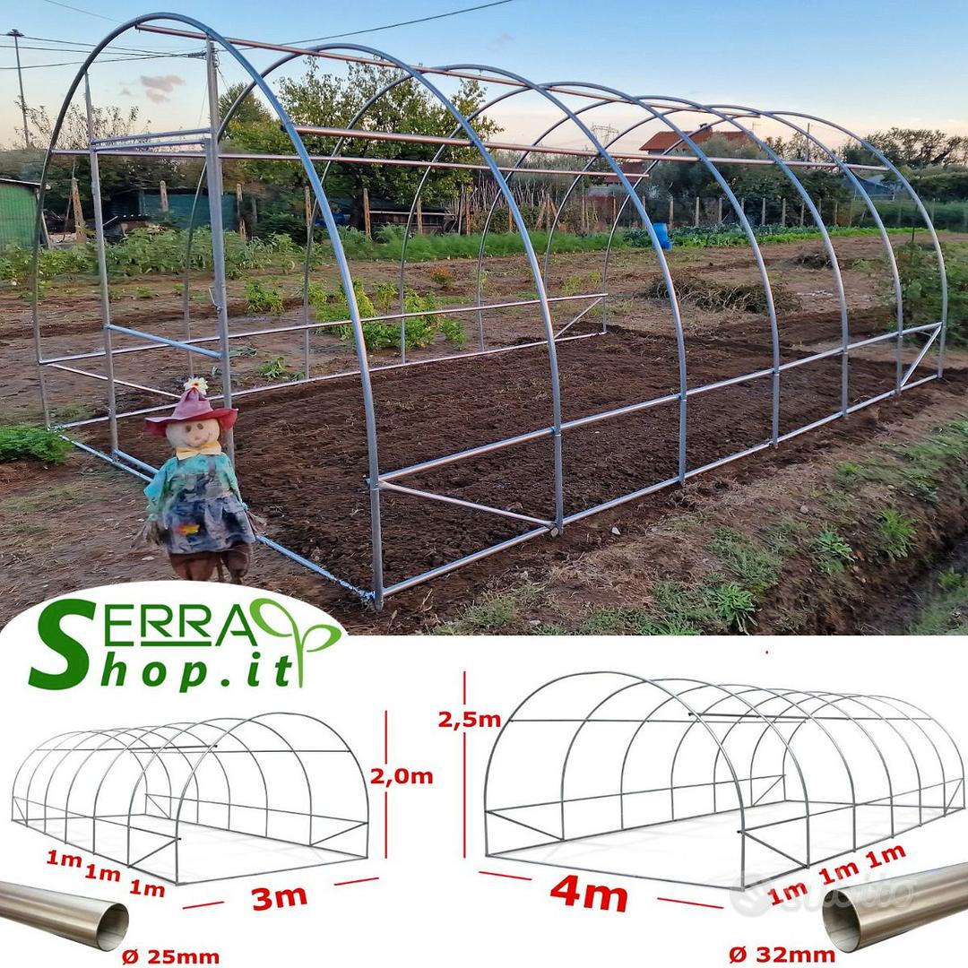 Archi A Tunnel Per Piante In Fibra Di Vetro – Serra Fai Da Te Per Protezione Antigelo, Pacciame E Orto Rialzato