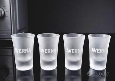 Bicchieri shot in vetro satinato Averna 