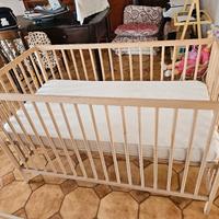 Lettino ikea con materasso