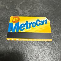MetroCard NYC originale da collezione