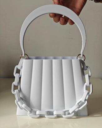 Borsa con manico in plastica