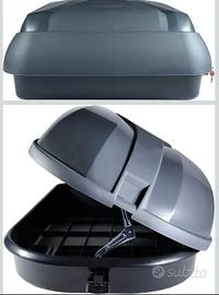 Box tetto auto grigio e nero 