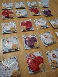 portachiavi Natalizi fatti a mano all'uncinetto 