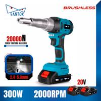 Rivettatrice a batteria 20V da 2,4 a 5mm Brushless