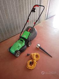 Tosaerba elettrico con accessori