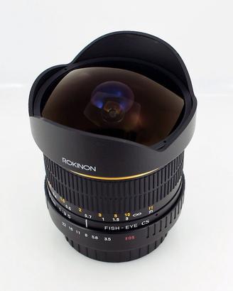 Rokinon fisheye 8 mm
