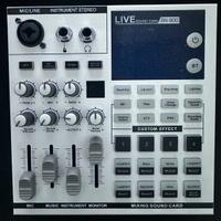 podcast mixer live sound card sn800