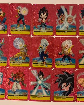 Lotto Carte Dragon Ball GT Panini rare e comuni