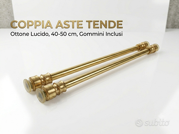 Astine a pressione per tende 40-50 CM