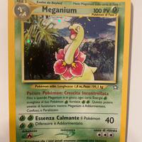 Carta da collezione pokemon Meganium
