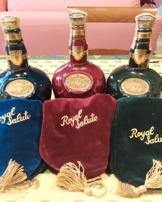 bottiglie Chivas Royal originali anni 80 