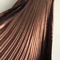 Gonna pieghe  color bronzo  - Manuela lugli