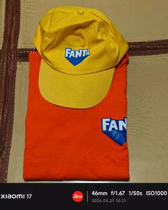 Completo / Kit promozionale FANTA - T-shirt Sol's