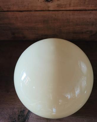 Globo diffusore vetro opalino vintage paralume