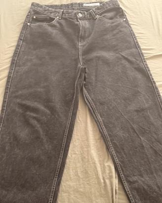 Jeans Bershka grigio effetto slavato – taglia 44