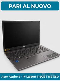 Acer Aspire 5 A515-57-74TS - i7-12650H / 16GB / 1T