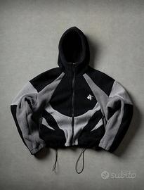 Felpa in pile oversize Y2K - taglia S