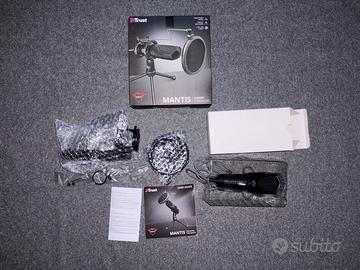 Microfono Mantis GXT 232 nero