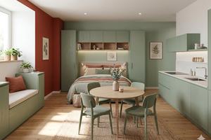 Monolocale - ad. via foria