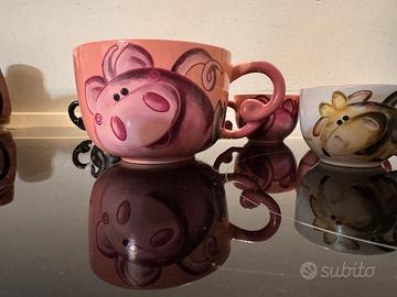 Servizio completo tazze e tazzine EXCELSA animali