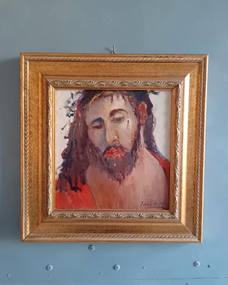 Riccardo Capone dipinto olio su legno 