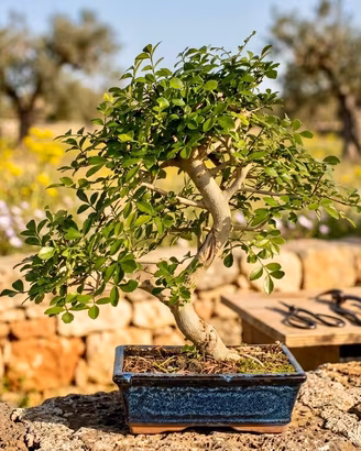 Bonsai di Frassino, Esemplare Unico 35 cm, 23 Anni