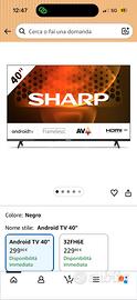 Tv sharp 40 pollici