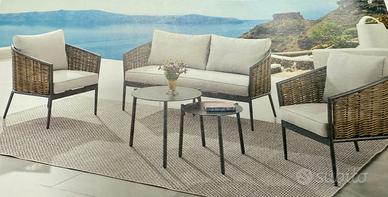 Salotto in vimini Beverly Hills