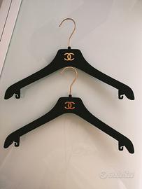 set 2 appendini Chanel velluto  per abito/camicia
